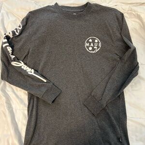 Maui & Sons long sleeve gray tee